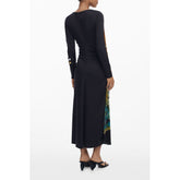 Desigual Black Viscose Women Dress